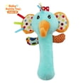 Under 5 dollar Cartoon Animal Plush Baby Rattle Toy, Infant Soft Cloth ...