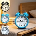 thumbnail image 1 of Under $5 dollars!Alarm Clocks for Bedrooms, Extra Louds Alarm Clock For Heavy Sleepers Electrics Louds Ringing Twin Bells Alarm Clock For BedroomBattery Vintage Table Clock Wake Up On Time, Blue, 1 of 7
