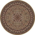 thumbnail image 1 of 5 ft. 3 in. Persian Classics Isfahan - Round, Gold, 1 of 1