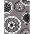 thumbnail image 1 of 5 ft. 3 in. x 7 ft. 2 in. Cafe Cozy Area Rug, Grey, 1 of 1