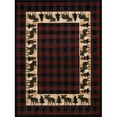 thumbnail image 1 of 5 ft. 3 in. x 7 ft. 2 in. Legends Woodlands Area Rug, Multi, 1 of 1