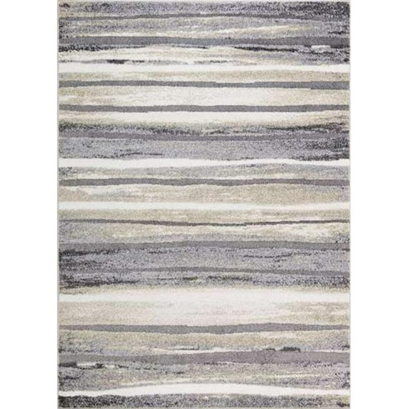 5 ft. 3 in. x 7 ft. 3 in. Retro Soft Rectangle Area Rug - Ivory