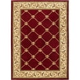 thumbnail image 1 of 5 ft. 3 in. x 7 ft. 3 in. Timeless Fleur De Lis Area Rug - Red, 1 of 1