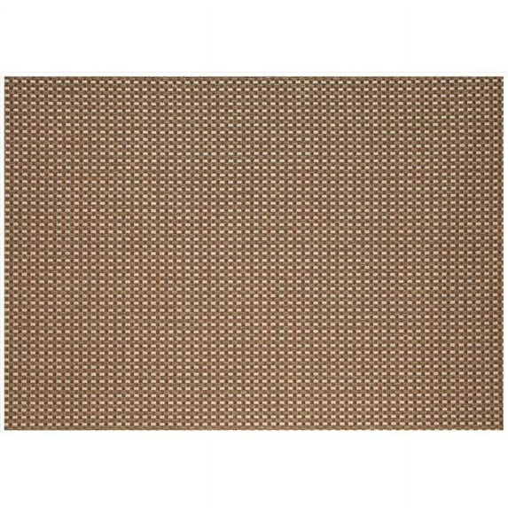 5 ft. 3 in. x 7 ft. 4 in. Cobblestone Outdoor Rug, Teak