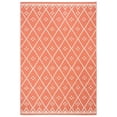 thumbnail image 1 of 5 ft. 3 in. x 7 ft. 7 in. Courtyard Indoor & Outdoor Medium Rectangle Area Rug, Terracotta & Light Beige, 1 of 1