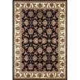 thumbnail image 1 of 5 ft. 3 in. x 7 ft. 7 in. Polypropylene Black & Ivory Area Rug, 1 of 1