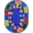 thumbnail image 1 of 5 ft. 4 in. All of Us Together Classroom Kid Essentials Round Rug  Multicolor, 1 of 1