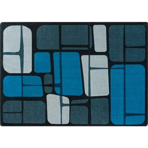 5 ft. 4 in. x 7 ft. 8 in. Marine Rectangle Biostones Rug