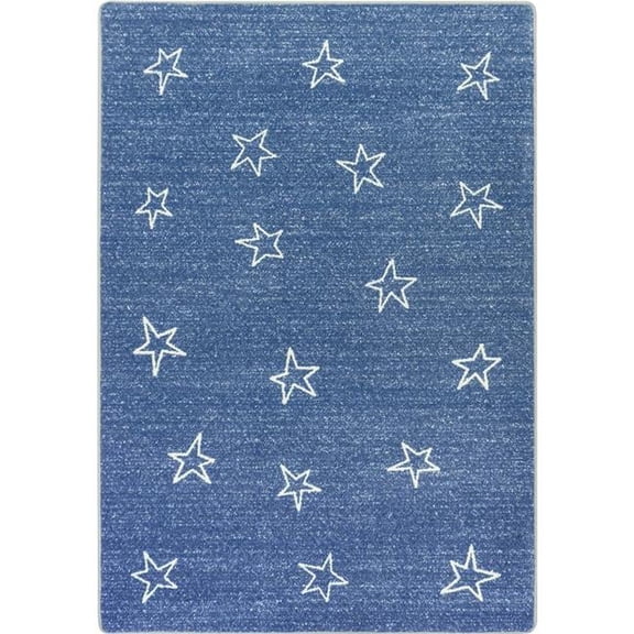 5 ft. 4 in. x 7 ft. 8 in. Shine on Area Rug, Blue Skies