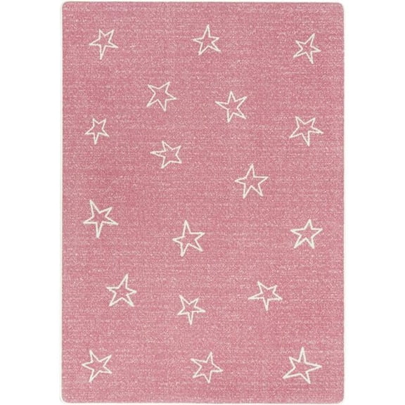 5 ft. 4 in. x 7 ft. 8 in. Shine on Area Rug, Blush