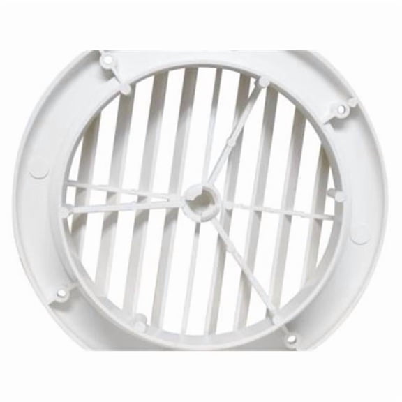5 ft. AC Vent Louvered, White