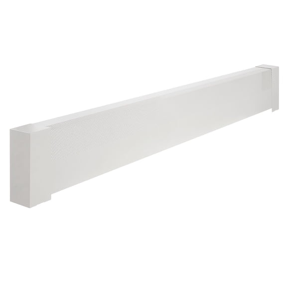 5 ft Baseboard Heater Front Cover, Heavy Steel, Easy Installation, White for Bedroom Replacement