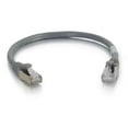 thumbnail image 1 of 5 ft. Cat6a Snagless Shielded-STP Ethernet Network Patch Cable - Gray, 1 of 1