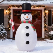 Magotan 5ft Christmas Inflatables Outdoor Decoration Snowman Christmas Blow Ups with Built in LED Lights Xmas Garden Yard Lawn Decoration