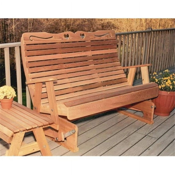 5 ft. Country Hearts Rocking Glider