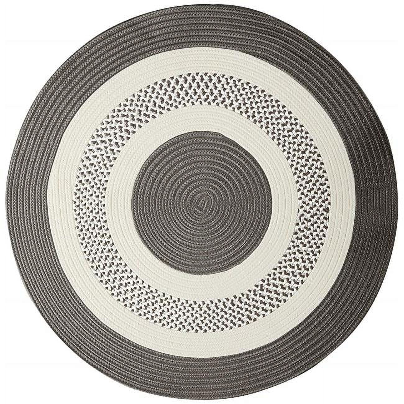 5 ft. Crescent Round Rug, Gray - Walmart.com