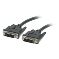 Pre-Owned 5 ft DVI-D Single Link Cable - M/M - DVI-D Male to DVI-D Male Video - For Laptop or PC to LCD, TV or Projector