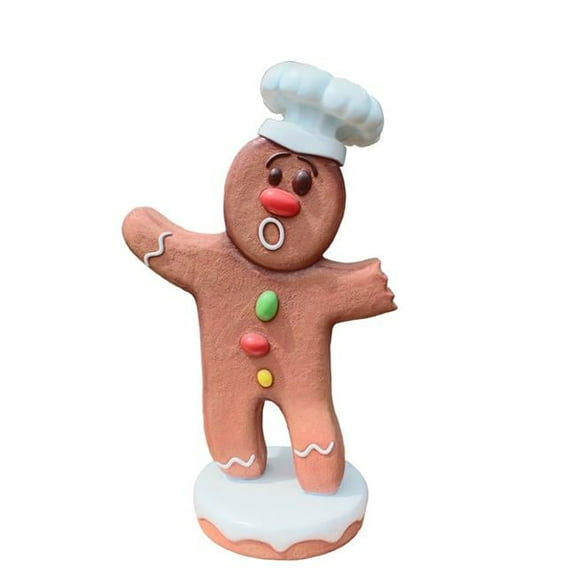 5 ft. Gingerbread Baker Christmas Decor