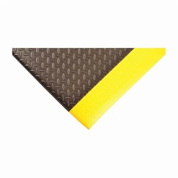 Antifatigue Mat, 5 ft. L x 3 ft. W, 1/2" Thickness, Closed Cell PVC Foam, Diamond Plate