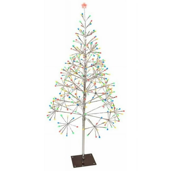 5 ft. LED Multi Pathway Decor Shimmering Tree