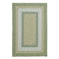 thumbnail image 1 of 5 ft. Montego Square Braided-Texture Rug, Lily Pad Green, 1 of 1