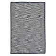 thumbnail image 1 of 5 ft. Outdoor Houndstooth Tweed Square Rug, Navy, 1 of 1