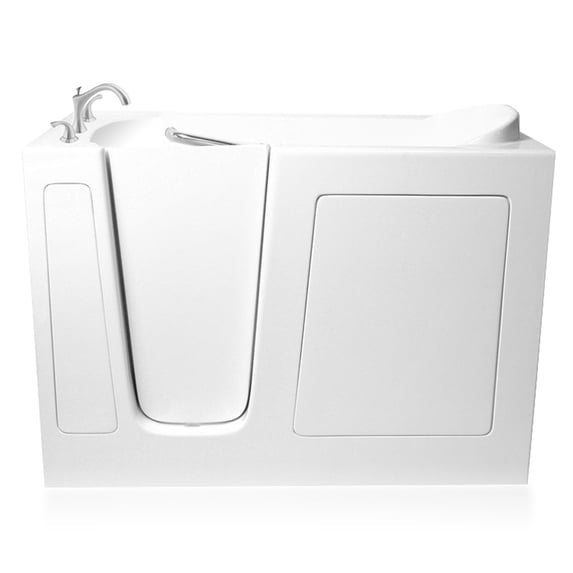 5 ft. Walk-In Whirlpool and Air Bath Tub in White