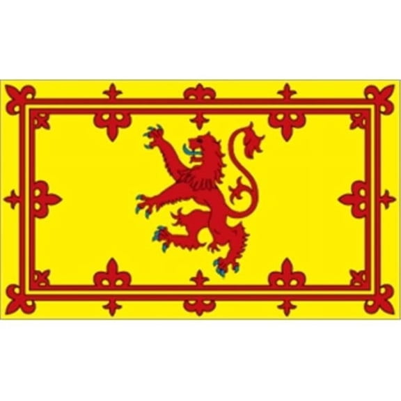 5 ft. X 8 ft. Nyl-Glo Scot Rampant Lion Flag