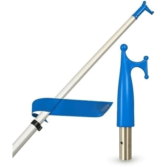 5 ft to 8.5 ft Marine-Grade Telescoping Boat Pole w/Removable Hook for Docking, Floating, Extra-Strong Aluminum, Boats up to 40 ft$$Watercraft