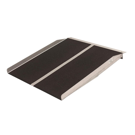 5-ft x 30-in Portable Solid Wheelchair Ramp 800 lb. Weight Capacity, Maximum 10-in Rise