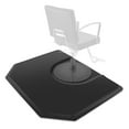 5 ft. x 4 ft. Salon & Barber Shop Chair AntiFatigue Mat Black