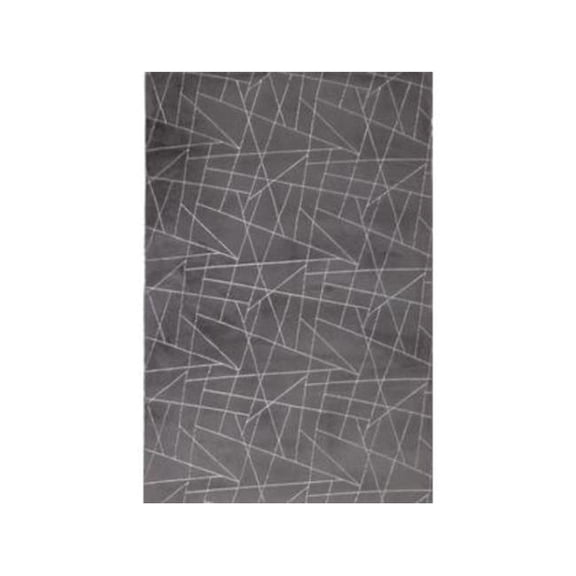 5 ft. x 7 ft.-6 in.  Area Rug, Grey & Silver