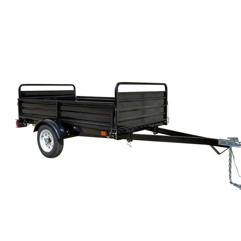 Detail K2 Single Axle Utility Trailer, 5x7ft Black Powder Detail K2 Single Axle Utility Trailer, 5x7ft Black Powder