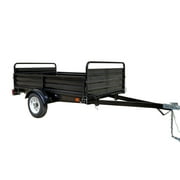 5 ft. x 7 ft. Multi Purpose Utility Trailer Black Powder-Coated