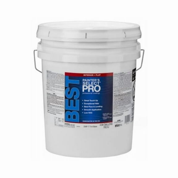 5 gal 200F Tint Base Flat Wall Paint