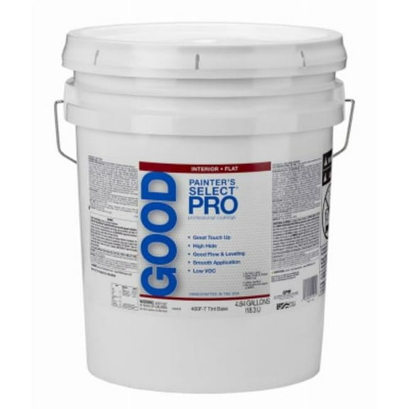 5 gal 400F Tint Base Flat Wall Paint