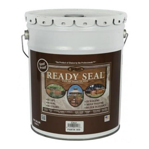 5 gal Ready Seal 500 Clear Exterior Stain and Sealer For Wood