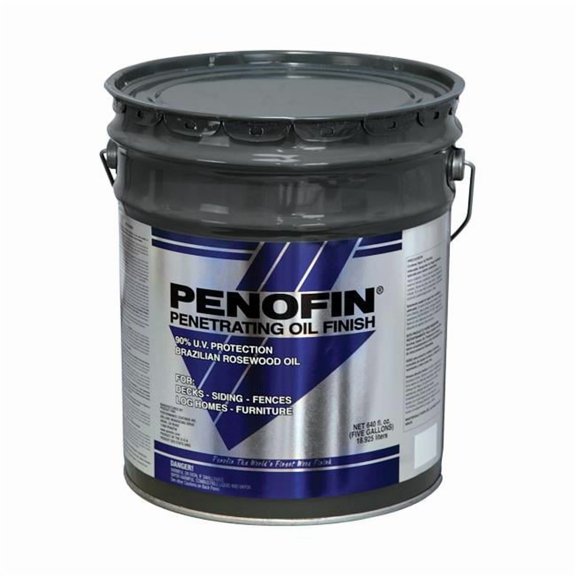 5 gal Semi-Transparent Sable Wood Stain, Blue