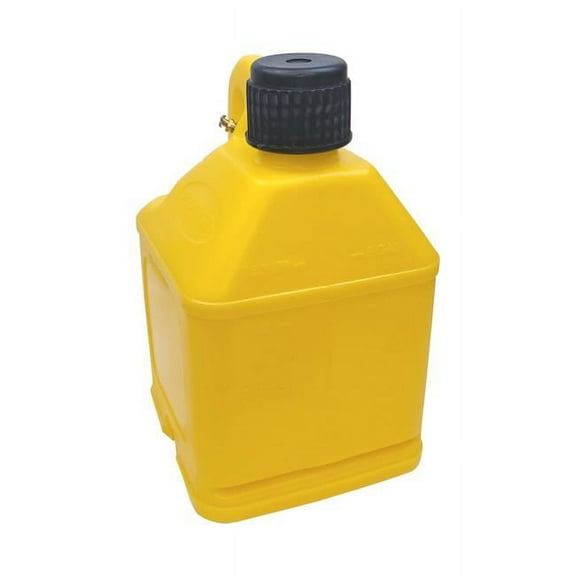 5 gal Stackable Utility Container, Yellow - Case of 3