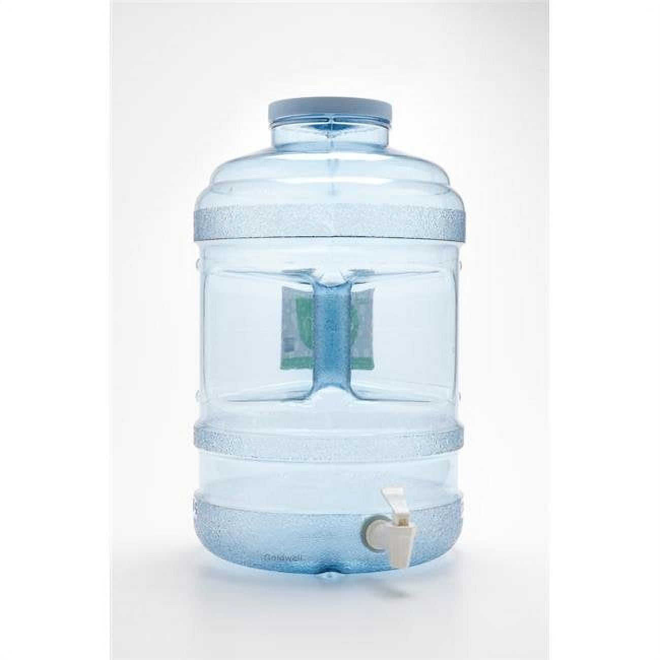 5 gal Water Bottle with 120 mm Big Mouth & Dispensing Valve - Polycarbonate Plastic