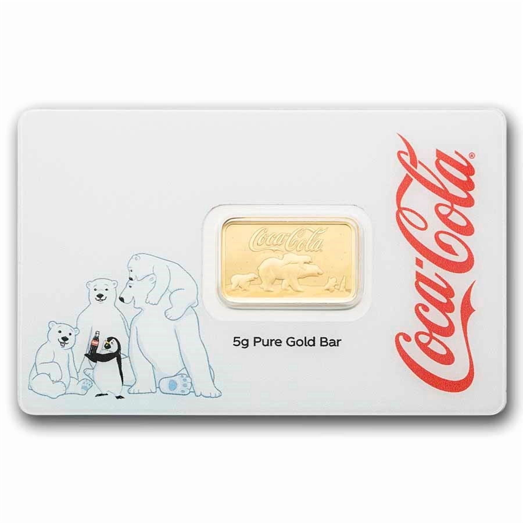5 gram Gold Bar Polar Bear & Friends - Coca-Cola®