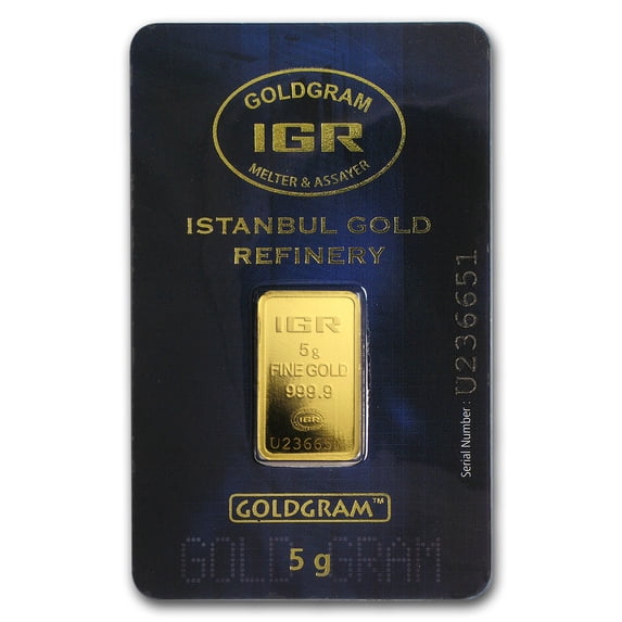 5 gram Gold Bar - (In Assay)