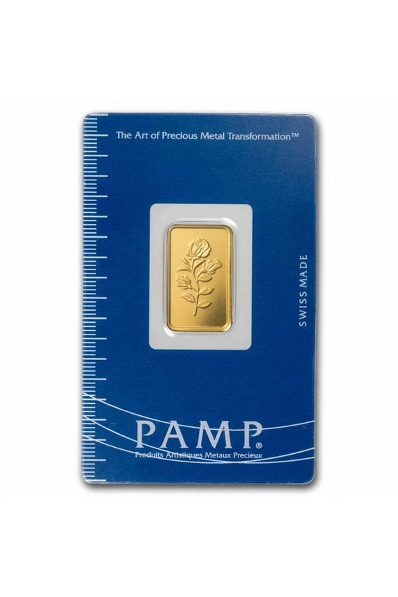 5 gram Gold Bar - PAMP Suisse Rosa (In Assay)
