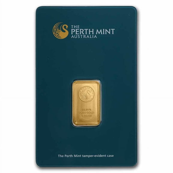 5 gram Gold Bar - Perth Mint (Classic, Green Assay)