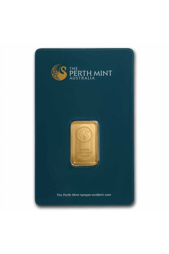 5 gram Gold Bar - Perth Mint (Classic, Green Assay)