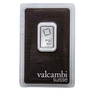 5 gram Platinum Valcambi Bar w/ Assay