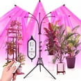 thumbnail image 1 of Behome 5 Heads Grow Light for Indoor Plants, Full Spectrum Plant Light with Adjustable Stand, Grow Lamp with Auto ON/Off Timer, 3 Light Modes & 10 Dimmable Brightness, 1 of 9