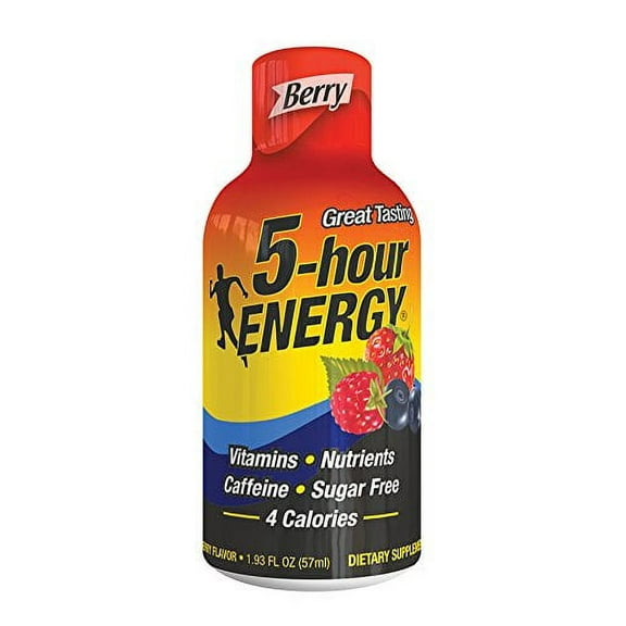 5-hour ENERGY Shot, Berry, 1.93 oz Bottle (Pack of 2)