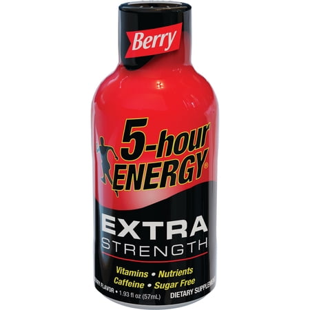 5-hour ENERGY Shot, Extra Strength Berry, 1.93 Oz, 12 Count