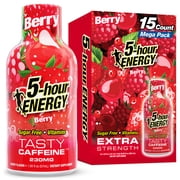 5-hour ENERGY Shot, Extra Strength, Berry, 15 Count